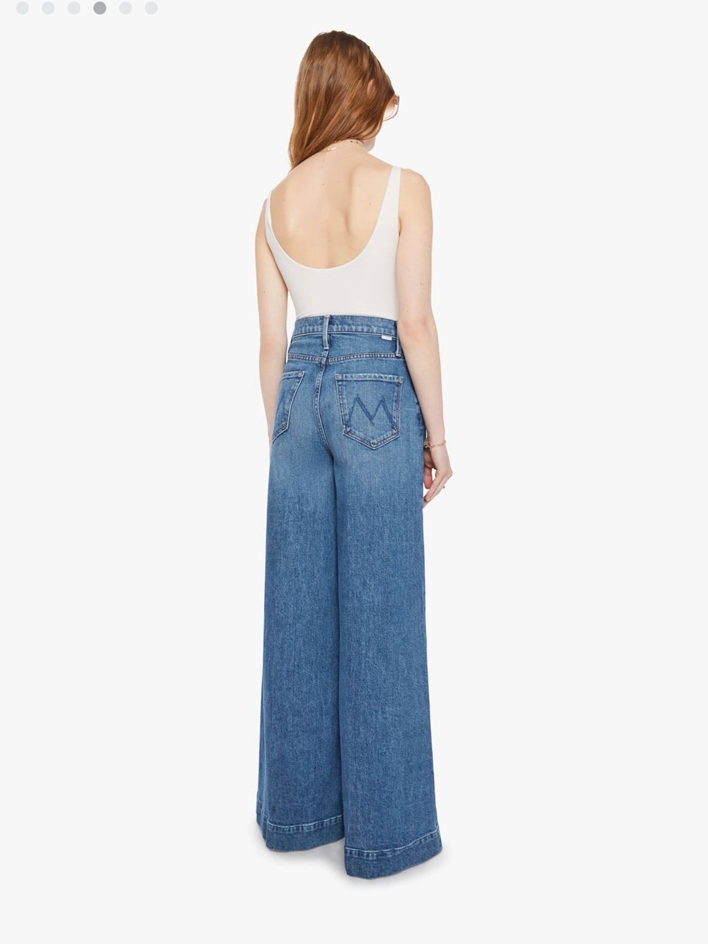 Mother denim The Hustler wide leg flared jeans